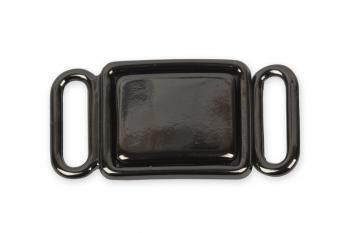 Застежка для бюстгальтера BLITZ 27х14 мм металл BBT039-06 черный никель